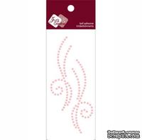 Украшение из жемчуга от Zva Creative - Flourishes - pink pearl, цвет розовый - ScrapUA.com
