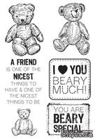 Акриловый штамп от Kaisercraft -TEDDY BEARS STAMPS, 6 шт.