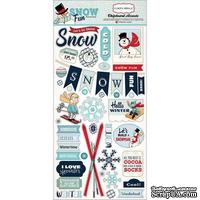 Набор высечек из чипборда Carta Bella - Snow Fun - Chipboard - ScrapUA.com