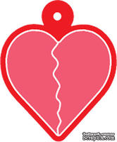 Лезвие Friendship Heart от Cheery Lynn Designs, 3 детали