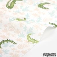 Хлопок от Dailylike - Crocodile: light - ScrapUA.com