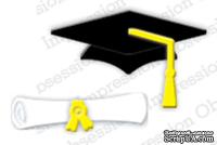 Ножи от Impression Obsession - Mortarboard &amp; Scroll - ScrapUA.com