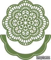 Лезвие от Cheery Lynn Designs - Ambergris Doily w/ Angel Wing - DL241 - ScrapUA.com