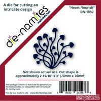 Лезвие Die-Namites - Heart Flourish - ScrapUA.com