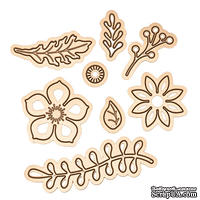 Ножи от Spellbinders - Floral Four Die Set - Small Die of the Month Club - ScrapUA.com