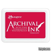 Архивные чернила Ranger - Archival Ink Pads - Vermillion - ScrapUA.com