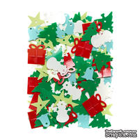 Пайетки Christmas, 20 г, TM dpCraft (Dalprint) - ScrapUA.com