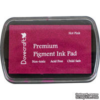 Штемпельная подушечка Dovecraft Pigment Ink Pads - Hot Pink, цвет ярко-розовый - ScrapUA.com
