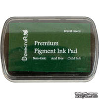 Штемпельная подушечка Dovecraft Pigment Ink Pads - Forest Green, цвет темно-зеленый - ScrapUA.com