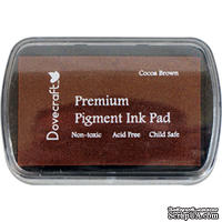 Штемпельная подушечка Dovecraft Pigment Ink Pads - Cocoa Brown, цвет коричневый