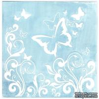 Папка для тиснения Nellie Snellen - Embossing Folder - Butterfly Swirl - ScrapUA.com