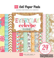 Набор бумаги от Echo Park - Everyday Eclectic, 15х15 см, 24 л. - ScrapUA.com