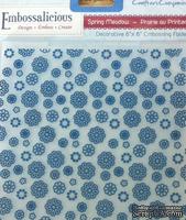 Папка для тиснения от Crafter's Companion -  Embossalicious Embossing Folder - Spring Medow, 15x15 см