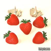 Набор брадсов Eyelet Outlet - Strawberry Brads, 12 штук