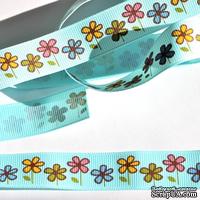 Лента Eyelet Outlet - Fall Flower Ribbon, ширина 18 мм, длина 90 см - ScrapUA.com
