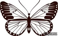 Aкриловый штамп Butterfly 1 Бабочка, размер 5,1 * 3,2 см - ScrapUA.com