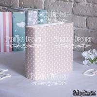 Заготовка альбома в мягкой обложке Горошек на бежевом, TM Fabrika Decoru