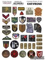 Набор наклеек (стикеров) 41 шт Chevrons #151, ТМ Фабрика Декора - ScrapUA.com