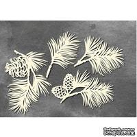 Набор чипбордов Winter botanical diary 759, 10х15 см, цвет молочный, ТМ Фабрика Декора - ScrapUA.com