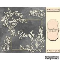 Мегачипборд Beauty 30x30 см #003, ТМ Фабрика Декора - ScrapUA.com