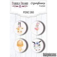 Набор скрапфишек ТМ Фабрика Декора из 4 шт № 260 , Summer holiday