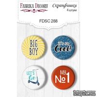 Набор скрапфишек Cool Teens, TM Fabrika Decoru из 4 шт № 288