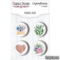 Набор скрапфишек  4шт Colorful spring 376, ТМ Фабрика Декора