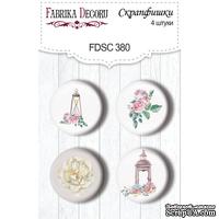 Набор скрапфишек  4шт Shabby love 380, ТМ Фабрика Декора