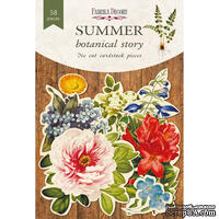 Набір висічок Summer botanical story, 47 шт, ТМ Фабрика Декору - ScrapUA.com