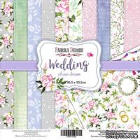 Набор скрапбумаги Wedding of our dream, 30,5x30,5см, Фабрика Декора