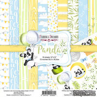 Набор скрапбумаги My little panda boy 30,5x30,5см, ТМ Фабрика Декору - ScrapUA.com