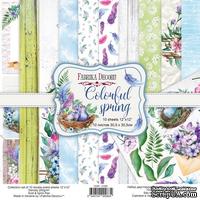 Набор скрапбумаги Colorful spring 30,5x30,5 см, ТМ Фабрика Декора