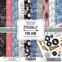 Набор скрапбумаги - Specially for him, 20x20 см, ТМ Фабрика Декора