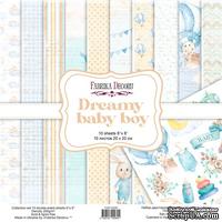 Набор скрапбумаги Dreamy baby boy 20x20 см, ТМ Фабрика Декора - ScrapUA.com