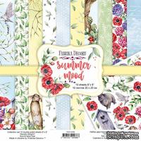 Набор скрапбумаги Summer mood, 20х20 см, ТМ Фабрика Декора - ScrapUA.com