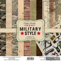 Набор скрапбумаги Military style 20x20 см, ТМ Фабрика Декора