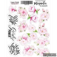 Набор наклеек (стикеров) 035 - Magnolia in bloom, ТМ Фабрика Декора - ScrapUA.com