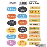Набор наклеек (стикеров) #079, Back to School-ENG, ТМ Фабрика Декору - ScrapUA.com