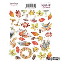 Набор наклеек (стикеров) 35 шт Colors of Autumn 134, ТМ Фабрика Декора - ScrapUA.com