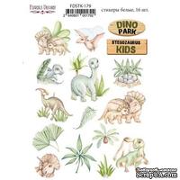 Набор наклеек (стикеров) 16 шт Dinosauria  179, ТМ Фабрика Декора - ScrapUA.com