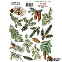 Набор наклеек (стикеров) 16шт Winter botanical diary 232, ТМ Фабрика Декора - ScrapUA.com
