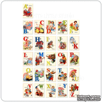 Флэш-карточки &quot;A is for Airplane Vintage&quot;, размер 7 x10см, 26 шт. - ScrapUA.com