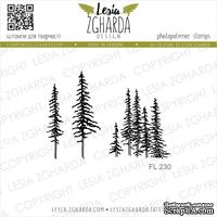 Акриловый штамп Lesia Zgharda FL230 Carpathian Pines, 3 шт., размер набора 10х10 см - ScrapUA.com