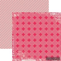 Лист скрапбумаги My Mind's Eye Big Top, 30х30 см, двусторонняя