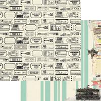 Лист скрапбумаги My Mind&#039;s Eye - Carousel, 30х30 см, двусторонняя - ScrapUA.com