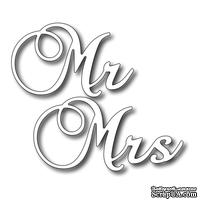 Лезвие Frantic Stamper - Precision Die - Mr. Mrs.