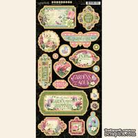 Высечки из чипборда Graphic 45 - Bloom Chipboard - ScrapUA.com