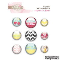 Украшения под стеклянным покрытием от Glitz Design - Cashmere Dame Giant Rhinestones - ScrapUA.com