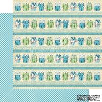 Лист скрапбумаги Graphic 45 - Precious Memories - Puppy Dogs Tails, двусторонняя, 30х30 см.