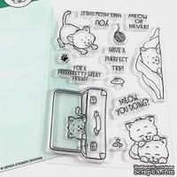 Набор штампов Gerda Steiner - Playful Kitten 4x6 Clear Stamp Set - ScrapUA.com